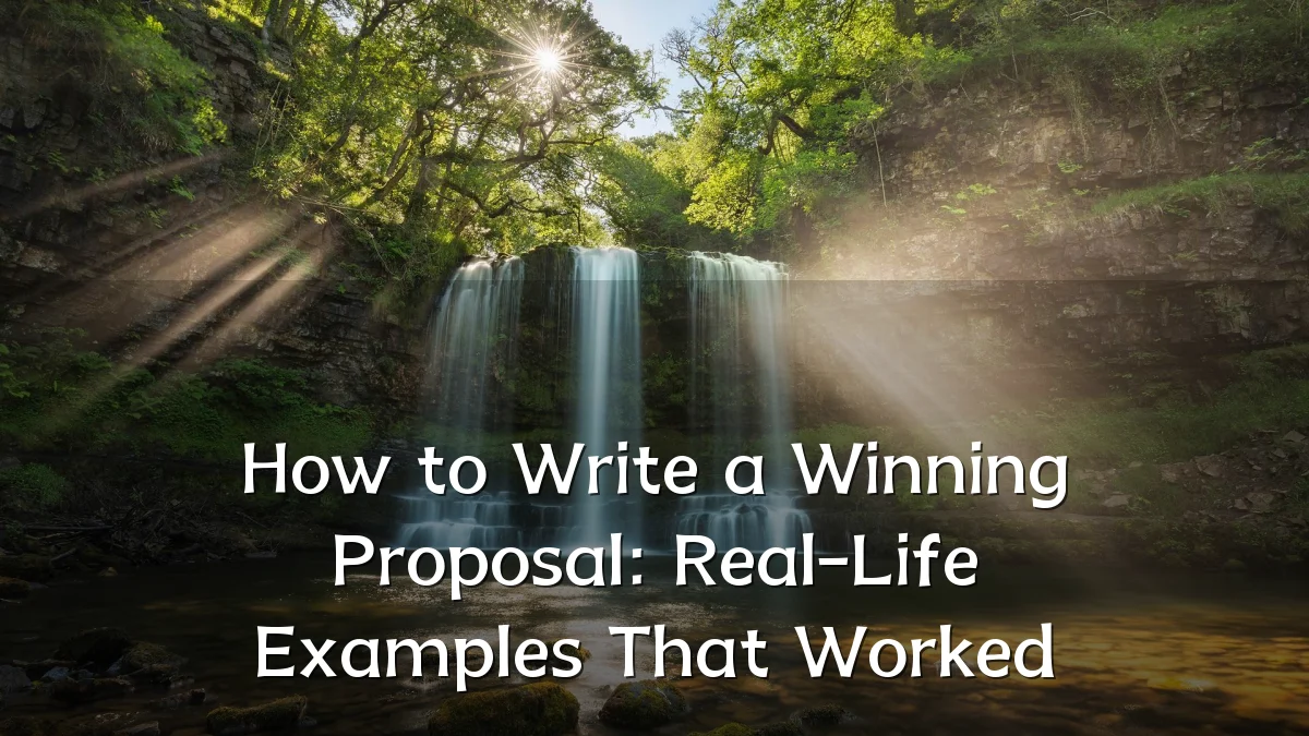 How to Write a Winning Proposal: Real-Life Examples That Worked