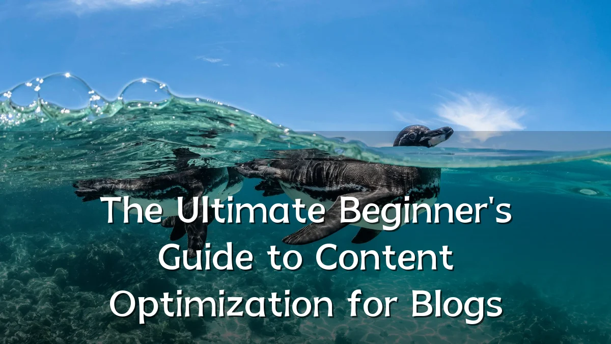 The Ultimate Beginner's Guide to Content Optimization for Blogs