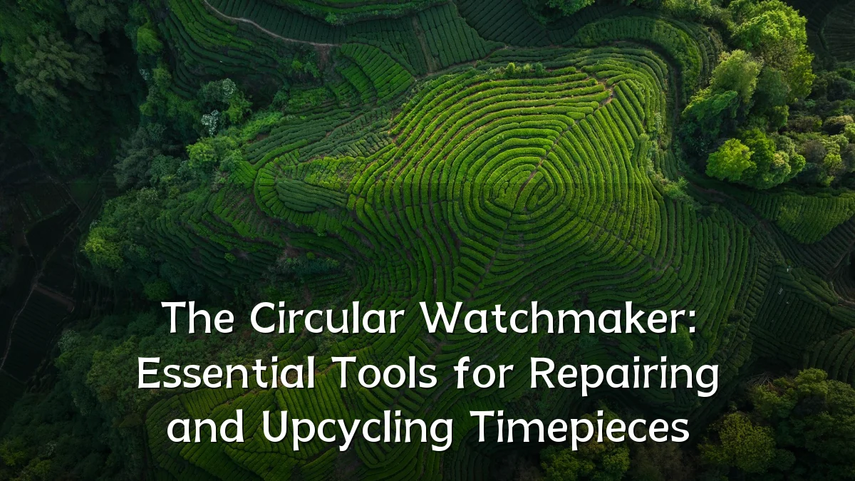 The Circular Watchmaker: Essential Tools for Repairing and Upcycling Timepieces